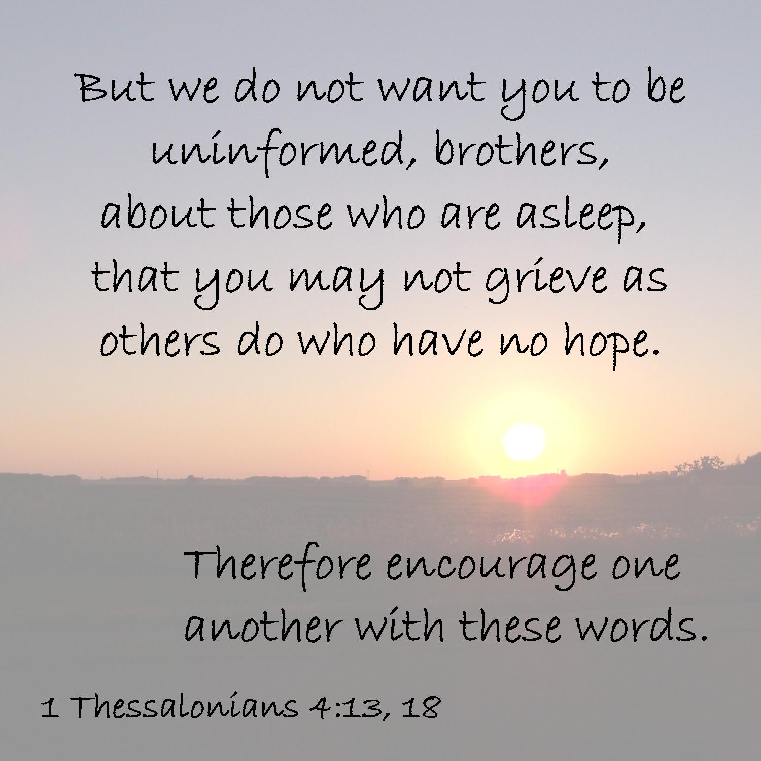1 Thess 4 13 18