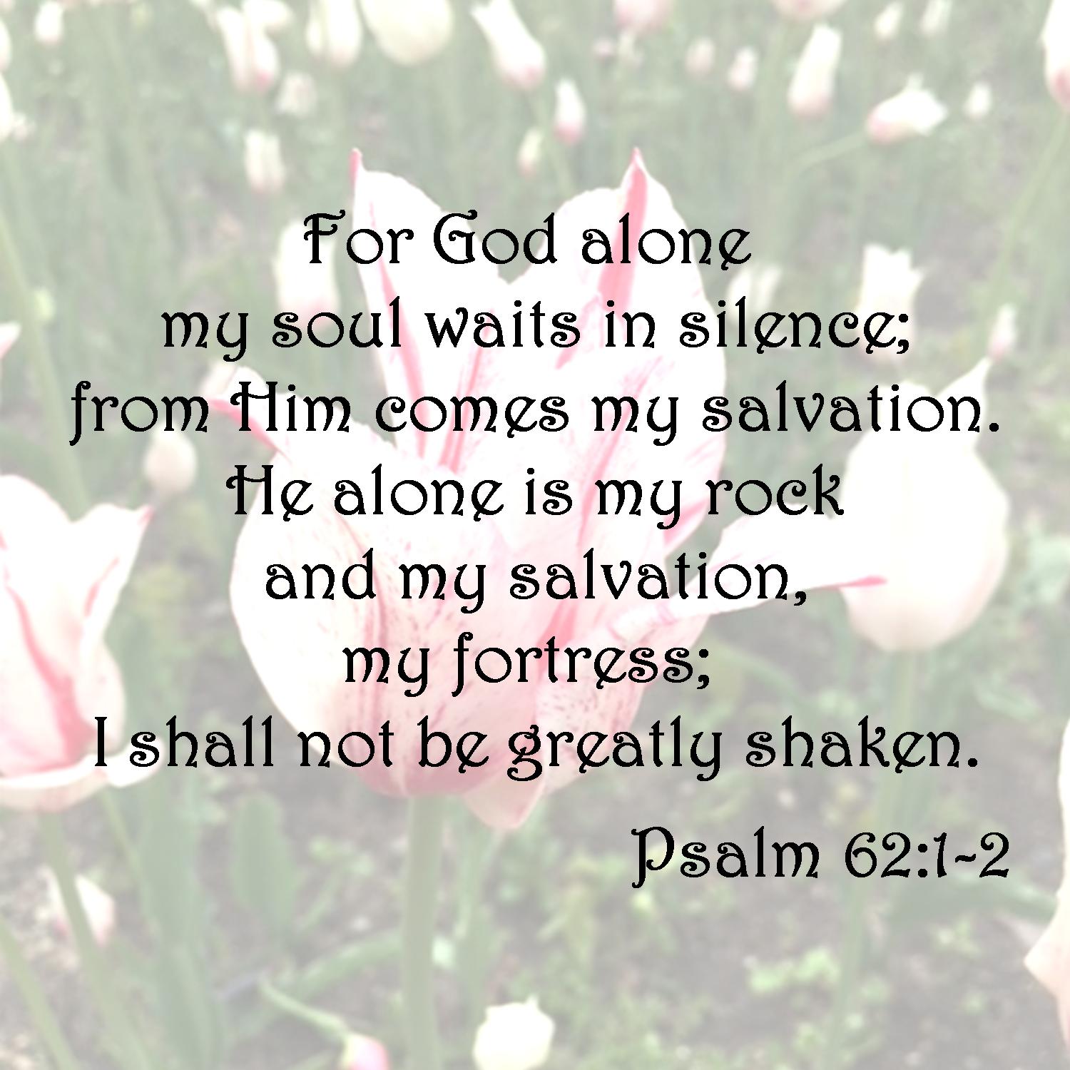 Psalm 62 1-2