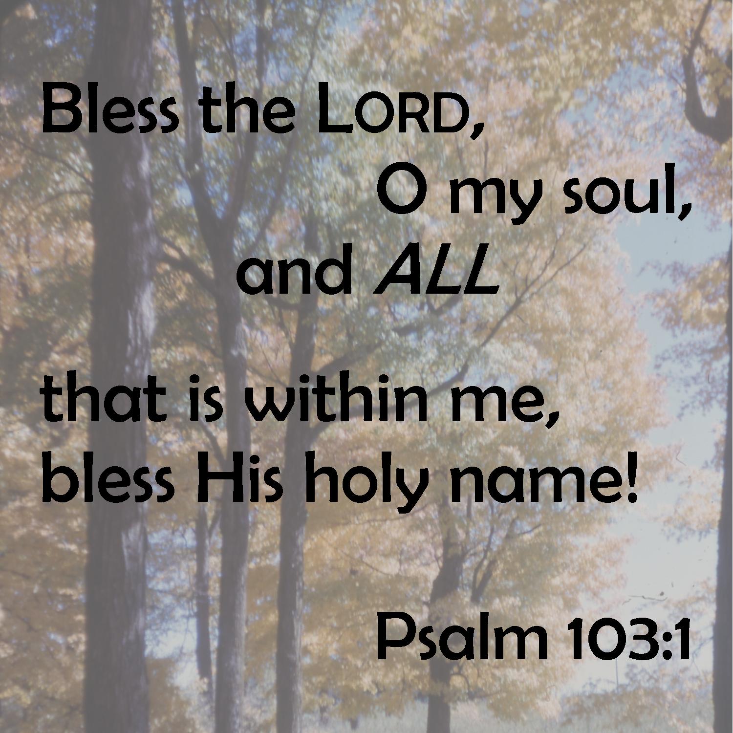 Psalm 103 1